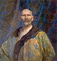 Self-portrait in Chinese Gown